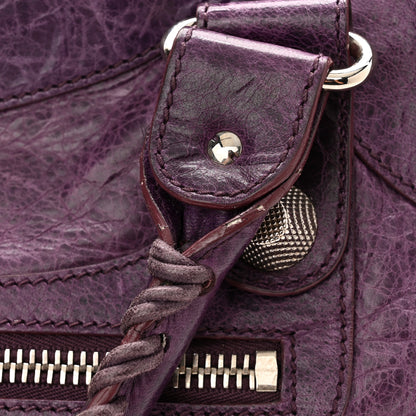Balenciaga Agneau Giant 21 Silver Hardware City Raisin 15 of 16