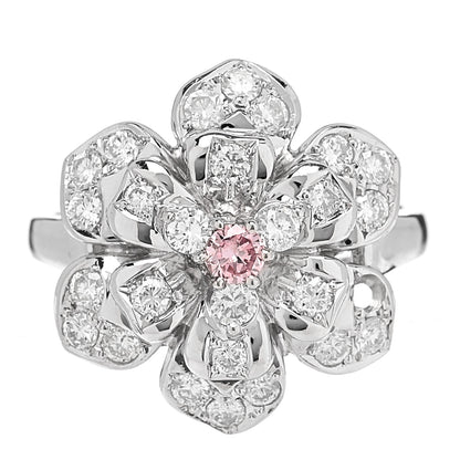 Parker & West by FASHIONPHILE Platinum Pink Diamond 1.11ctw Flower Cocktail Ring 57 8 1 of 10