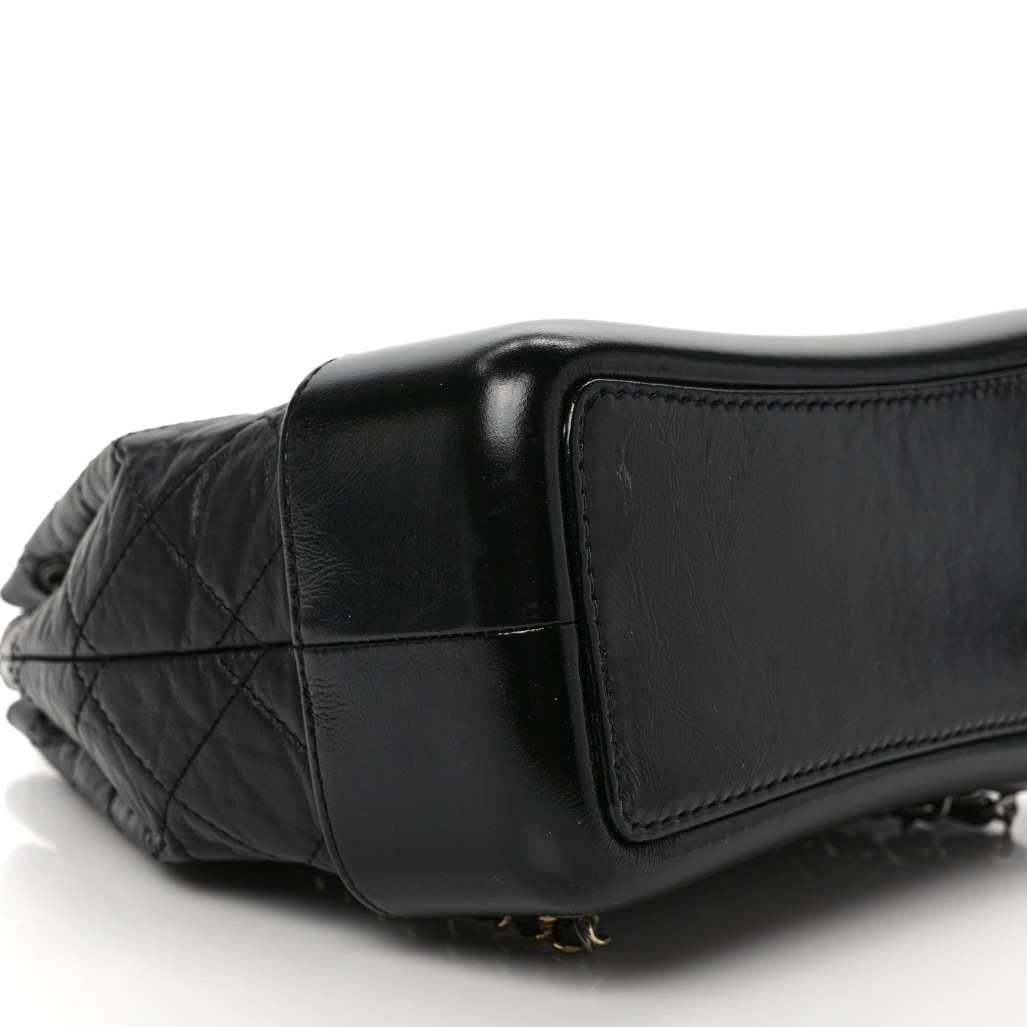 Chanel Aged Calfskin Quilted Small Gabrielle Backpack Black 8 of 10