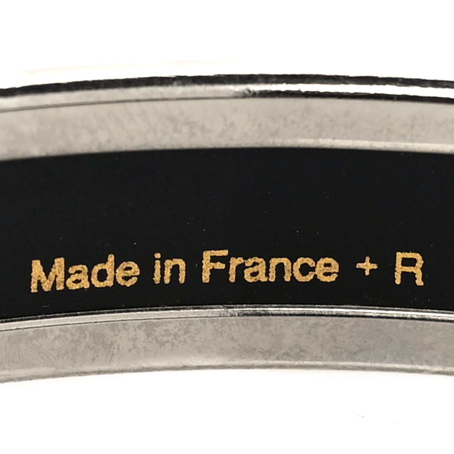 Hermes Enamel Printed Extra Narrow Colliers de Chiens Bracelet 65 5 of 5