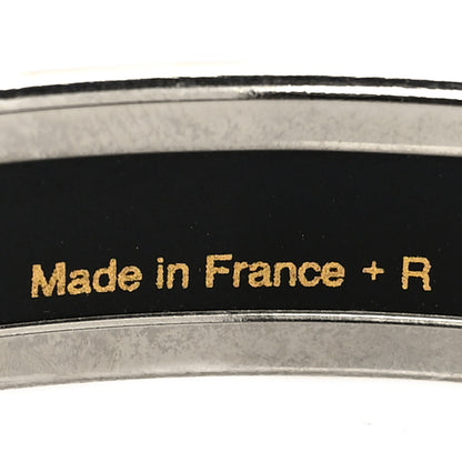 Hermes Enamel Printed Extra Narrow Colliers de Chiens Bracelet 65 5 of 5