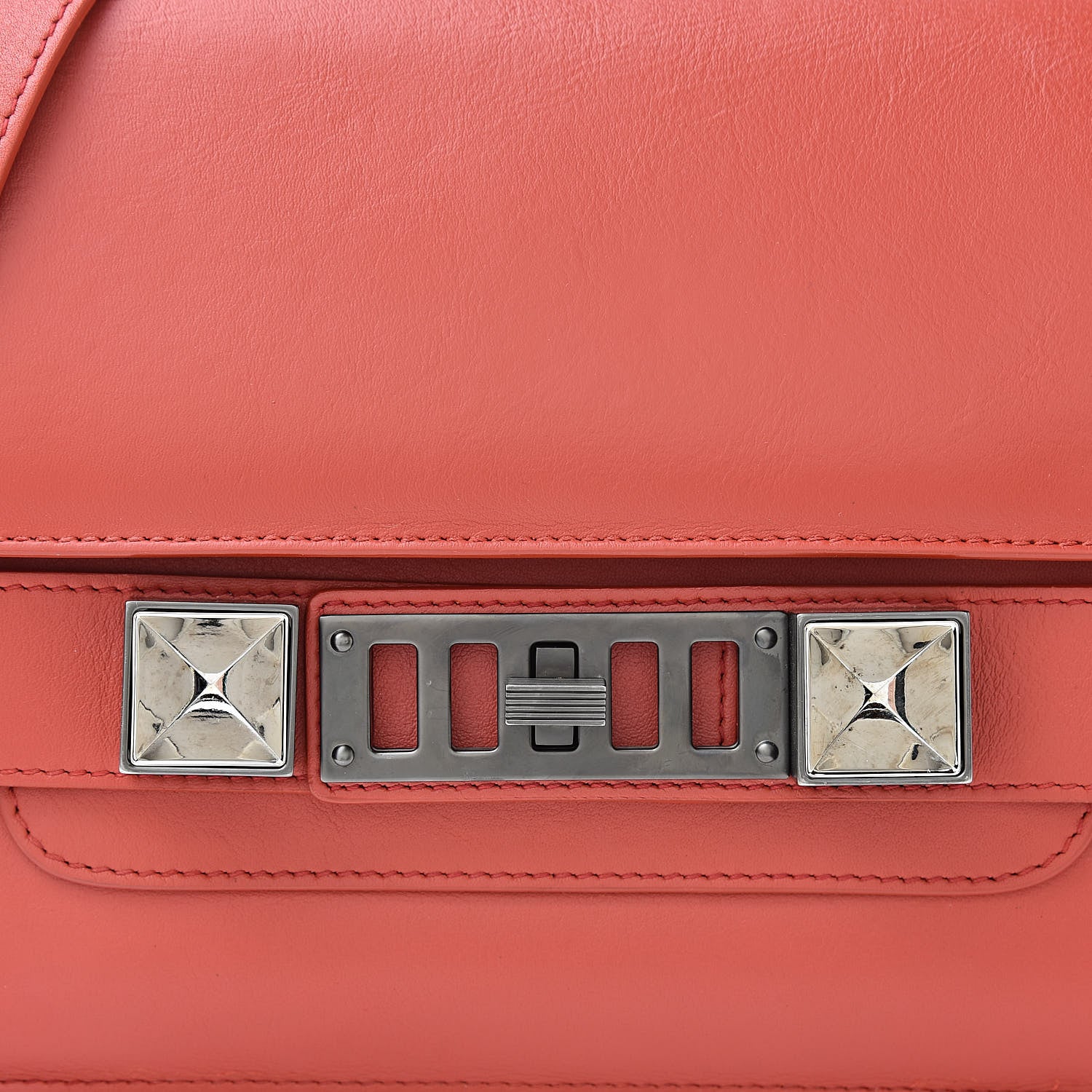 Proenza Schouler Calfskin Mini PS11 Classic Shoulder Bag Red 9 of 17