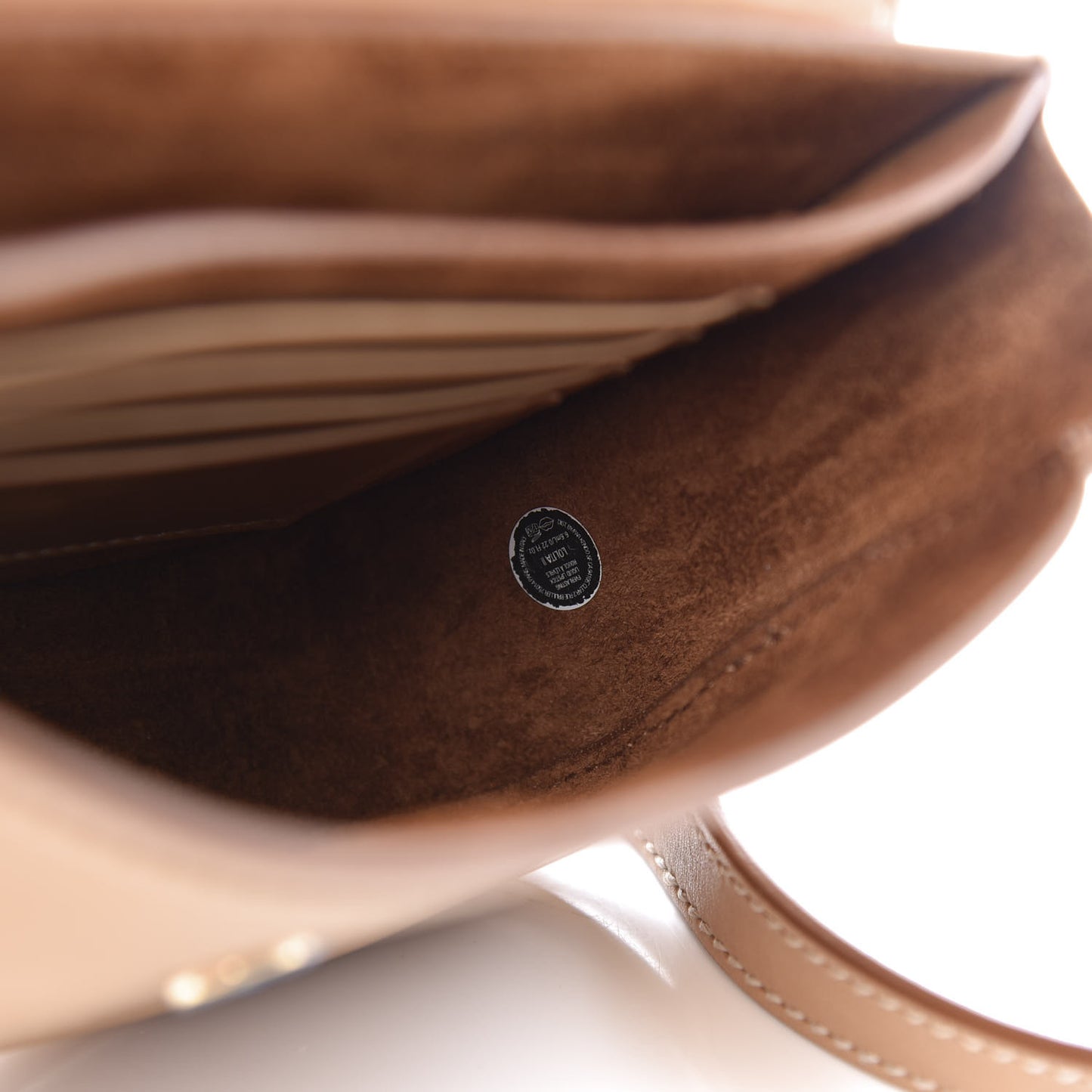 Smooth Calfskin Mini Classic Monogram Kaia Satchel Tan