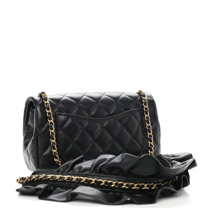 Chanel Lambskin Quilted Mini Romance Rectangular Flap Black 3 of 10