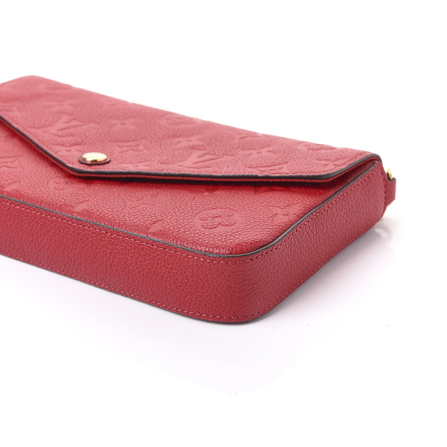 Louis Vuitton Empreinte Pochette Felicie Chain Wallet Cherry 6 of 10
