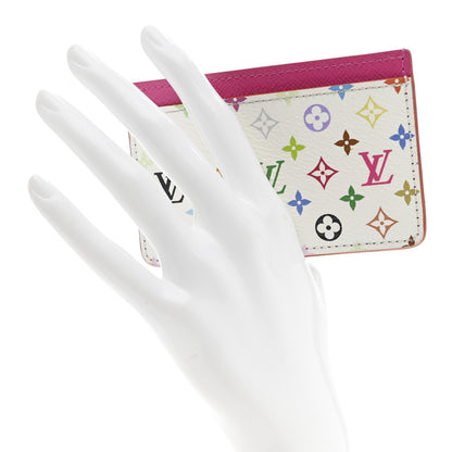 Louis Vuitton LV X TM Monogram Multicolor Card Holder Kawaii Pink 2 of 6