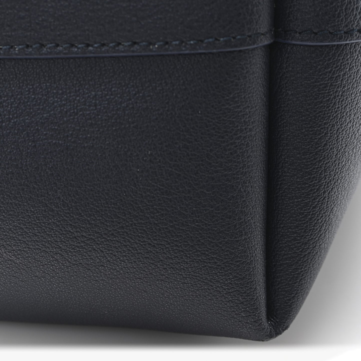 Calfskin Large Shopping Tote Navy