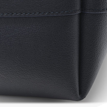 Saint Laurent Calfskin Large Shopping Tote Navy 11 of 13