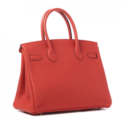 Hermes Togo Birkin 30 Geranium 2 of 32