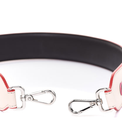 Fendi Vitello Dolce Fun Fair Metal Studded Strap You Camelia Multicolor 4 of 6