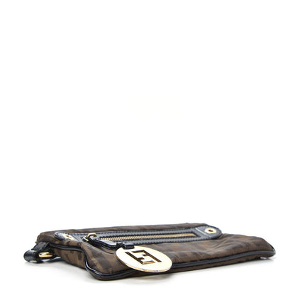Fendi Patent Zucca Beauty Pouch Tobacco Black 4 of 7