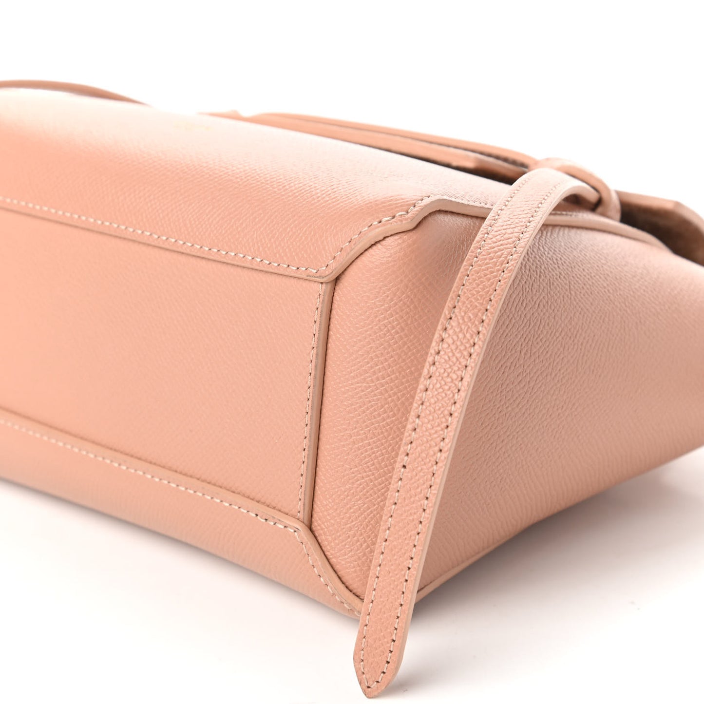 Grained Calfskin Pico Belt Bag Desert Rose