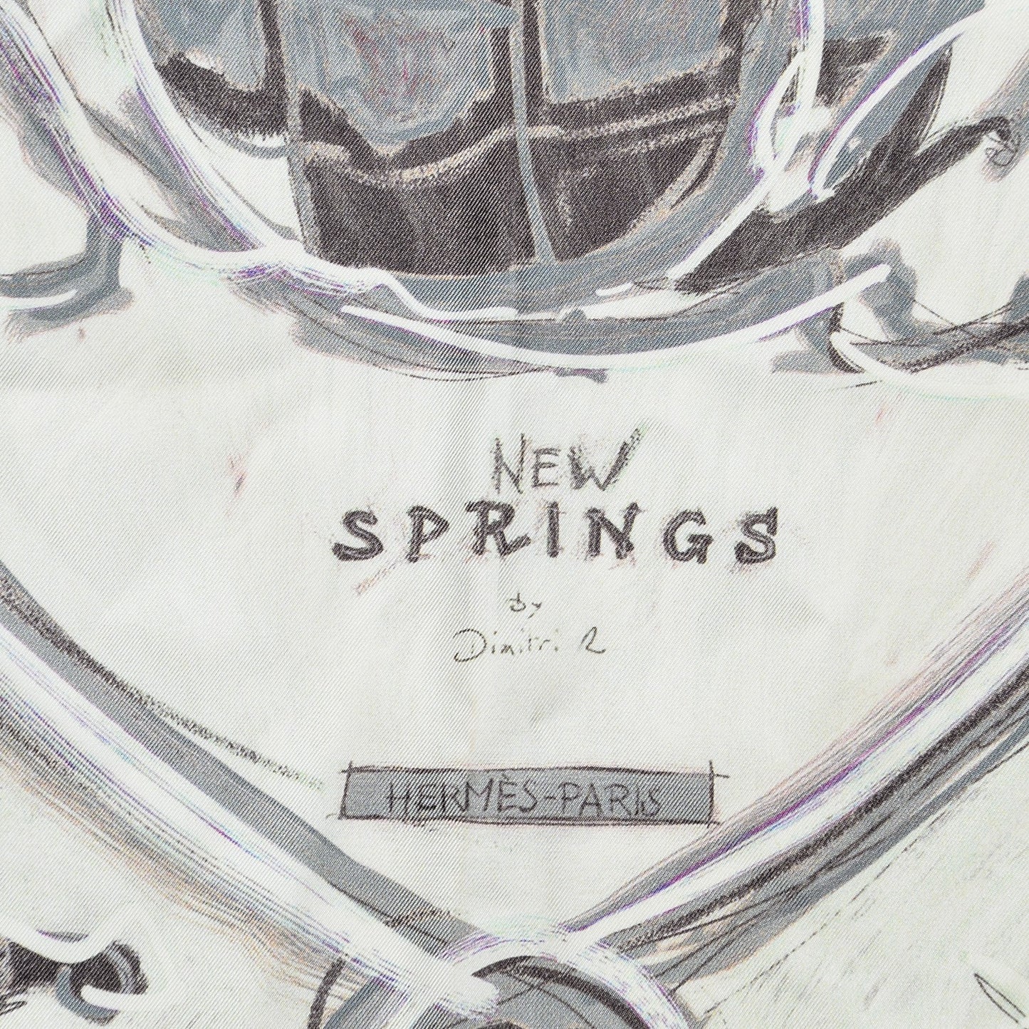 Silk New Springs Scarf 90