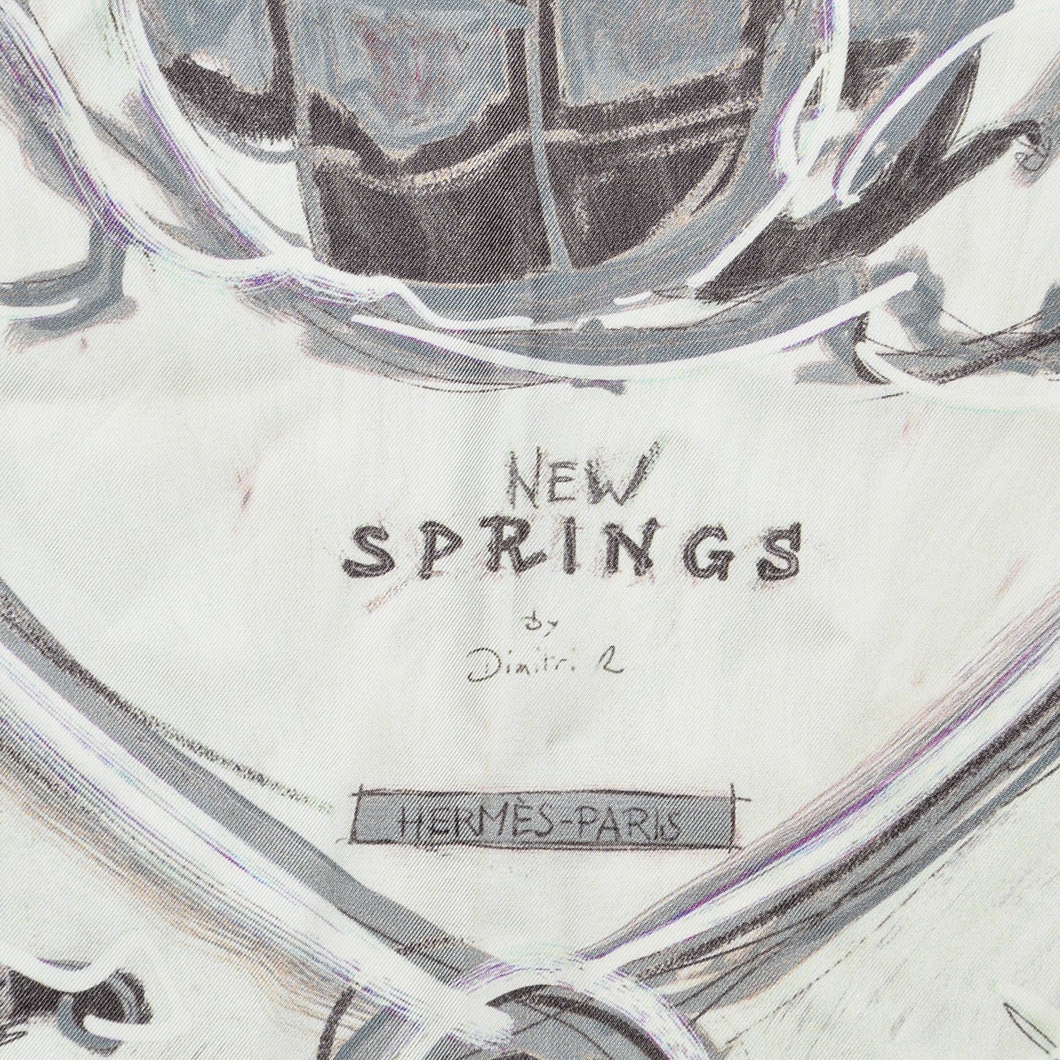 Hermes Silk New Springs Scarf 90 2 of 4