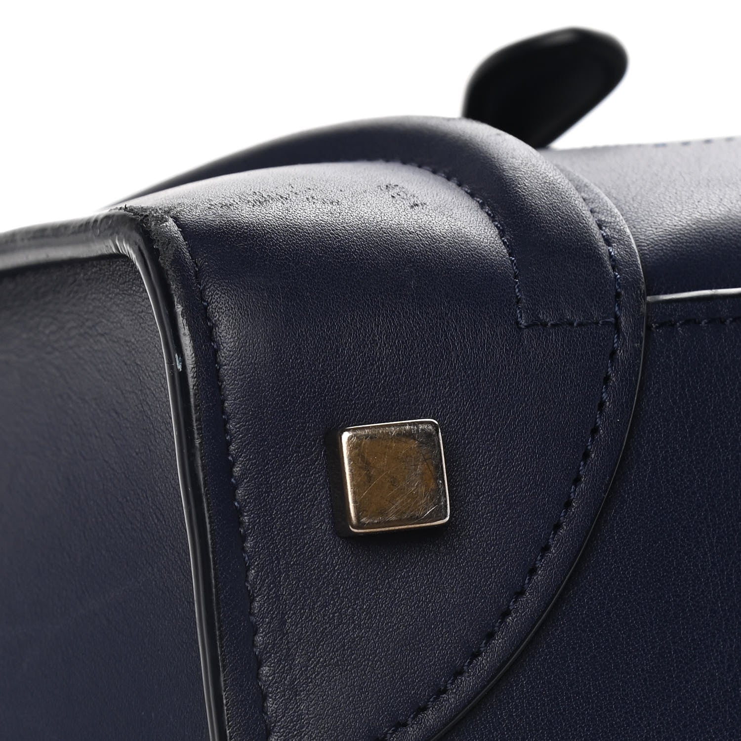 Celine Smooth Calfskin Mini Luggage Ink 7 of 28