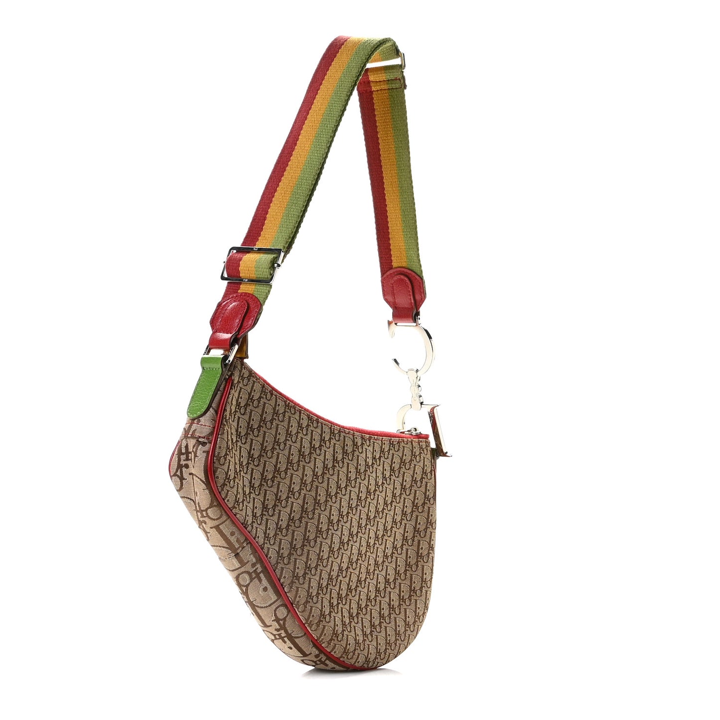 Monogram Rasta Saddle Pochette Beige