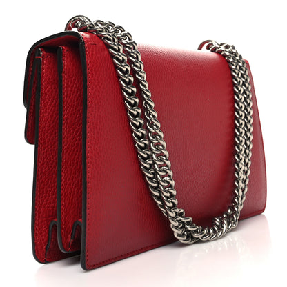Gucci Dollar Calfskin Swarovski Crystal Small Dionysus Shoulder Bag Hibiscus Red 3 of 12