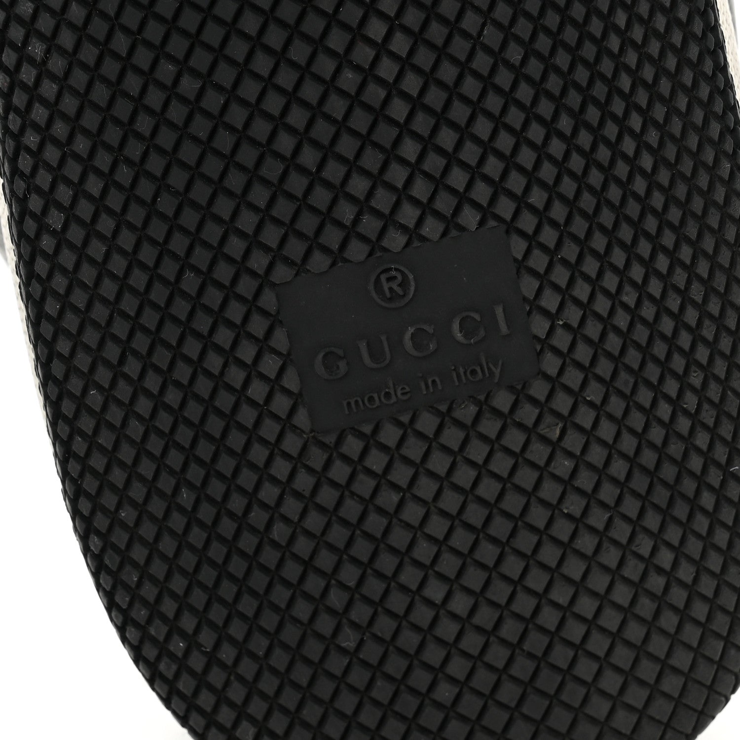 Gucci GG Supereme Monogram Miro Soft Calfskin Web Mens Screener Sneakers 9 Black Grey Sky 7 of 10