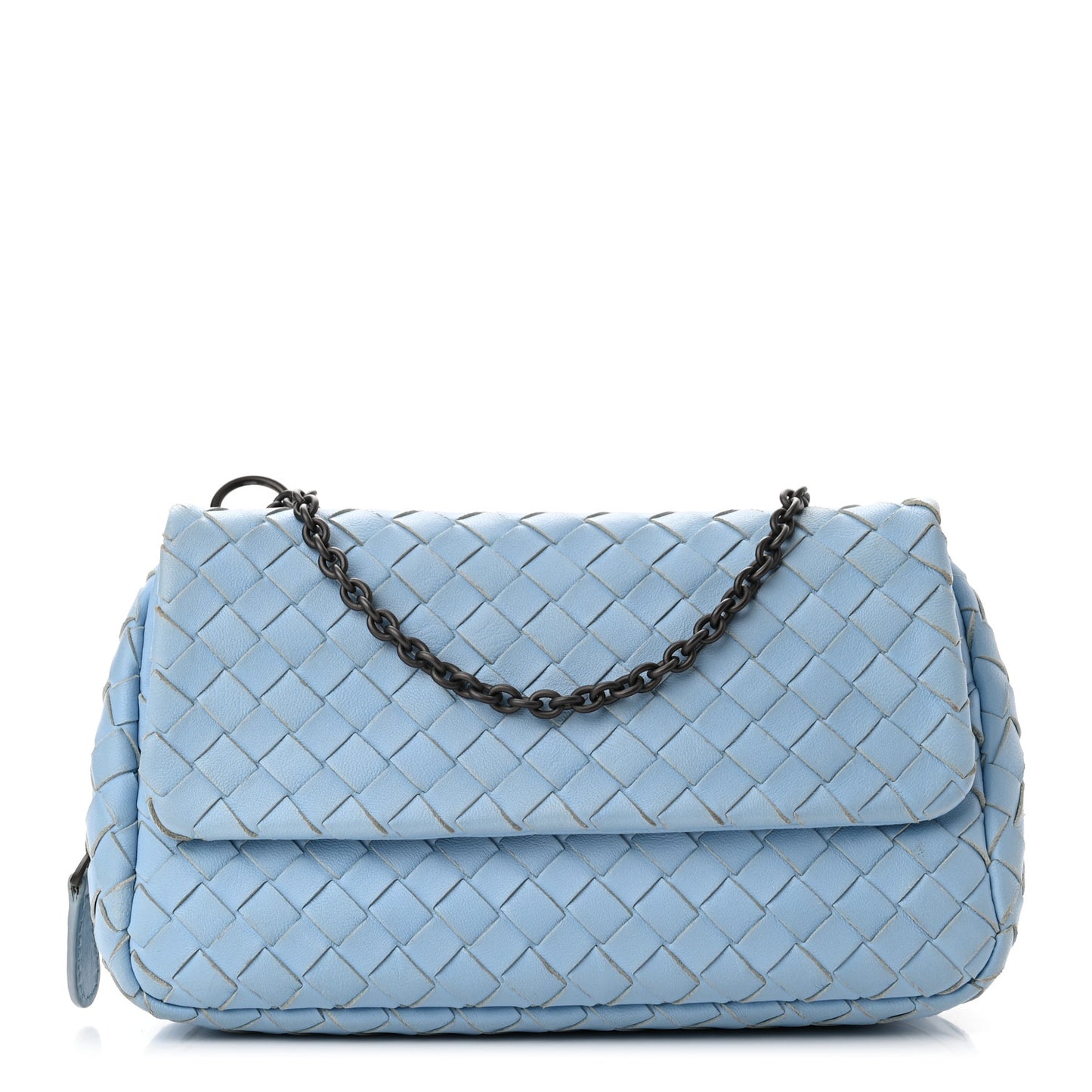 Nappa Intrecciato Small Chain Crossbody Ciel