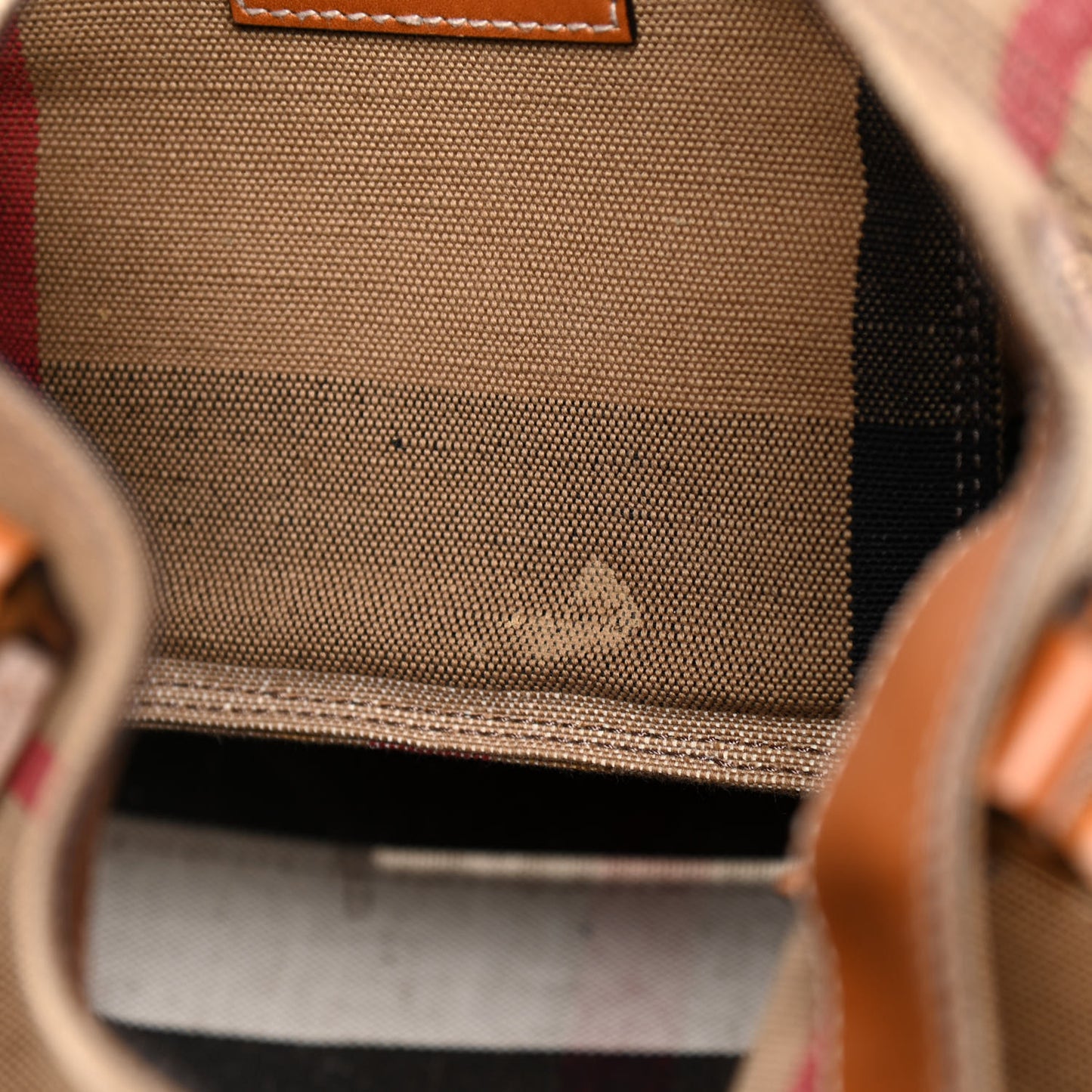 Canvas Mega Check Medium Maidstone Saddle Brown