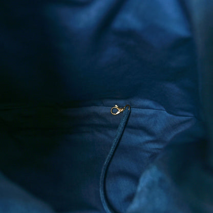 Chanel Denim Quilted Denim Mood Maxi Hobo Blue Multicolor 5 of 8