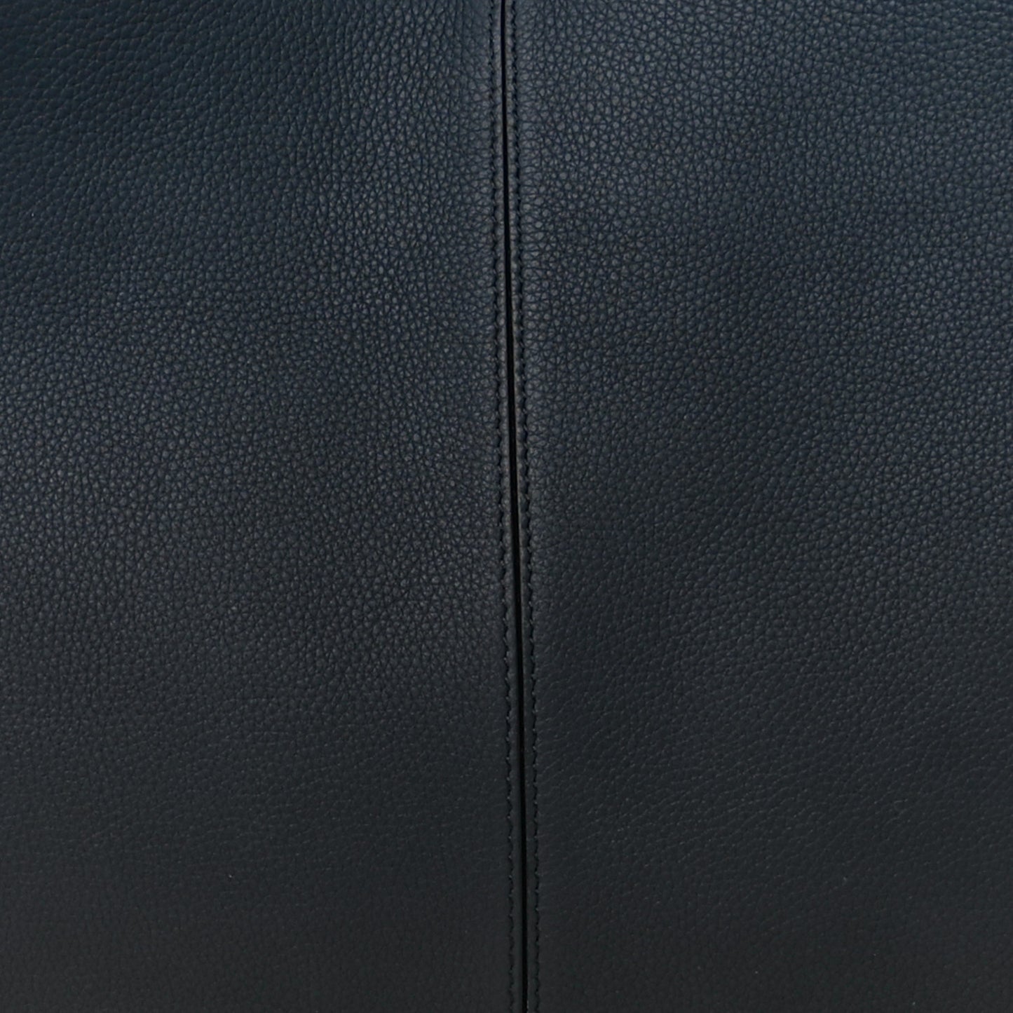 Baby Grained Calfskin Medium Tri-Fold Bag Dark Sea