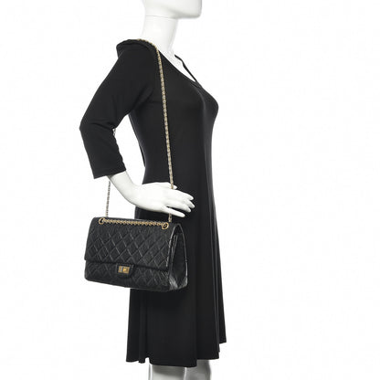 Chanel Aged Calfskin Quilted 2.55 Reissue 226 Flap Black 2 of 11