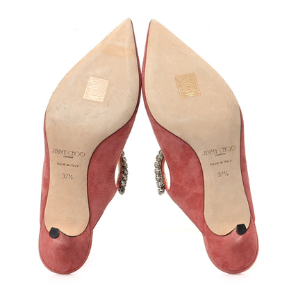 Jimmy Choo Suede Bing 65 Pumps 37.5 Dark Blush 5 of 7