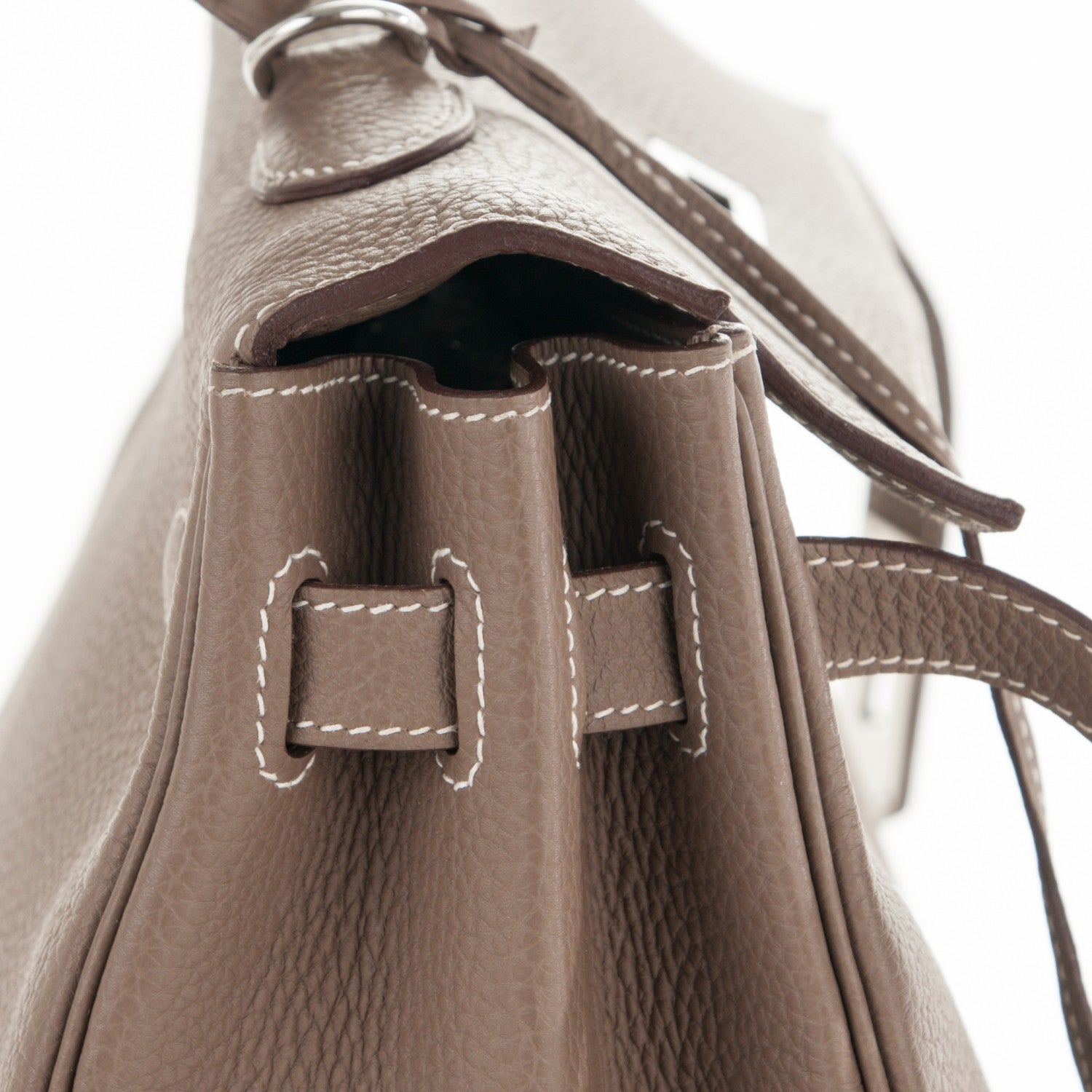 Hermes Togo Kelly Retourne 35 Etoupe 15 of 25