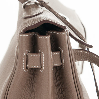 Hermes Togo Kelly Retourne 35 Etoupe 15 of 25