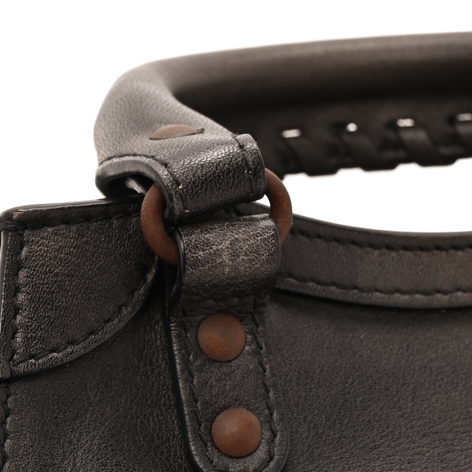 Balenciaga Used Calfskin Black Hardware Mini Neo Classic City Black 15 of 15