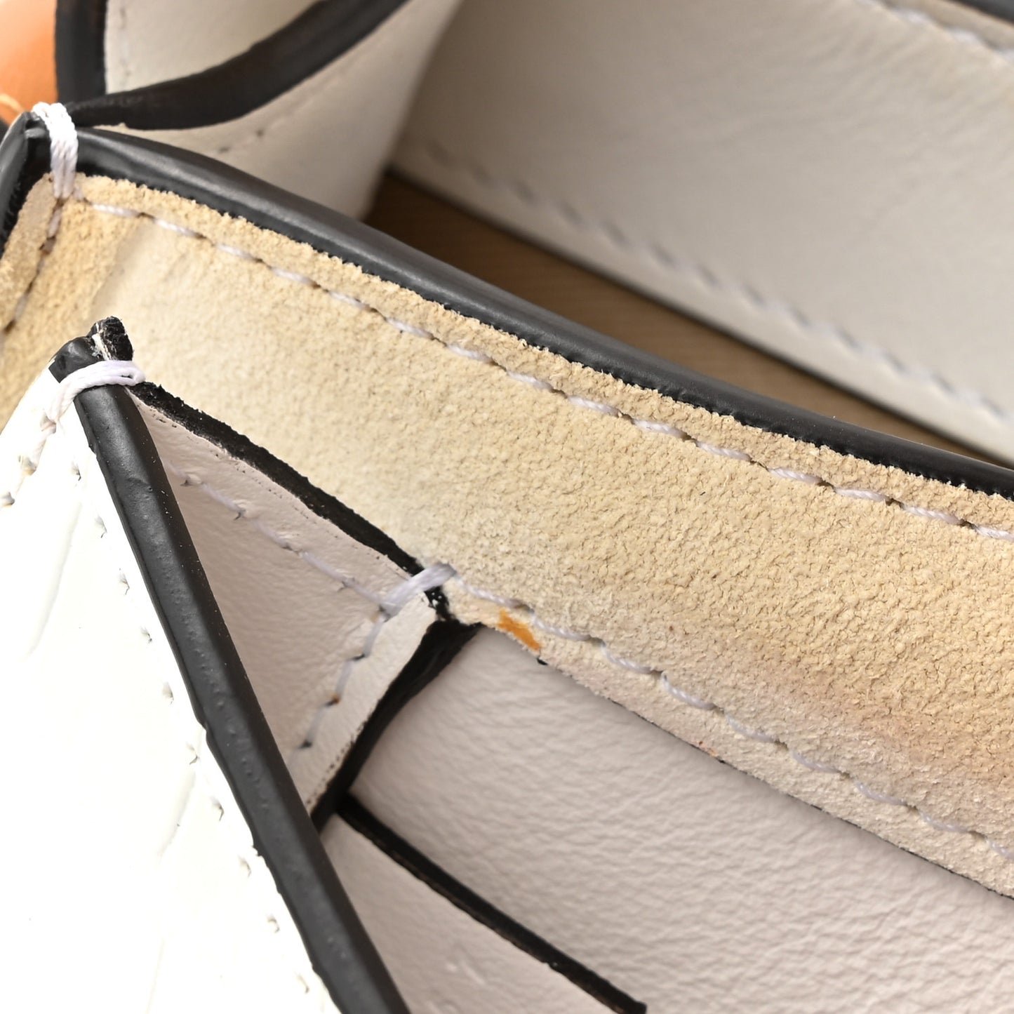 Calfskin Crocodile Embossed Small Tess Bag Brilliant White