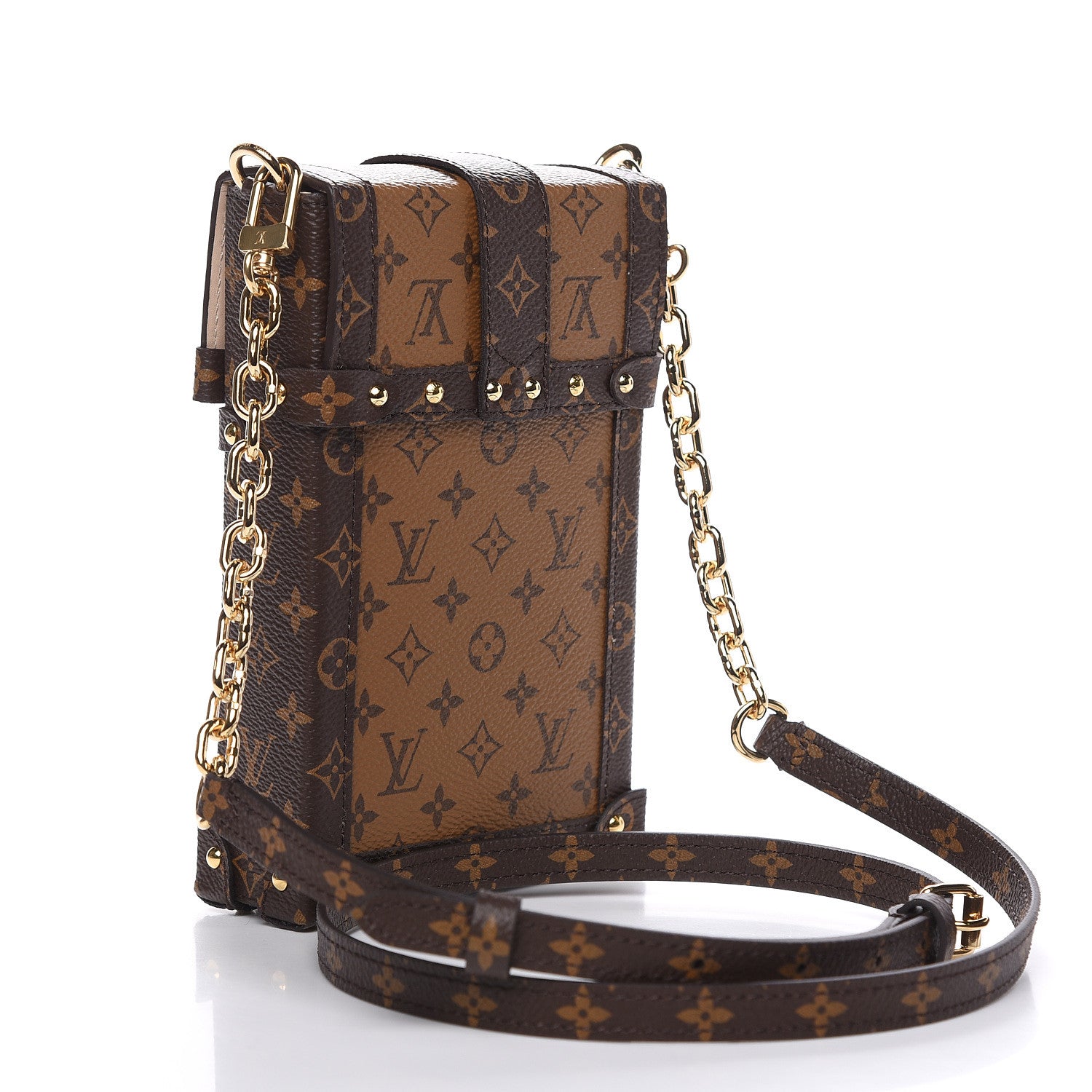 Louis Vuitton Reverse Monogram Pochette Trunk Verticale 3 of 8