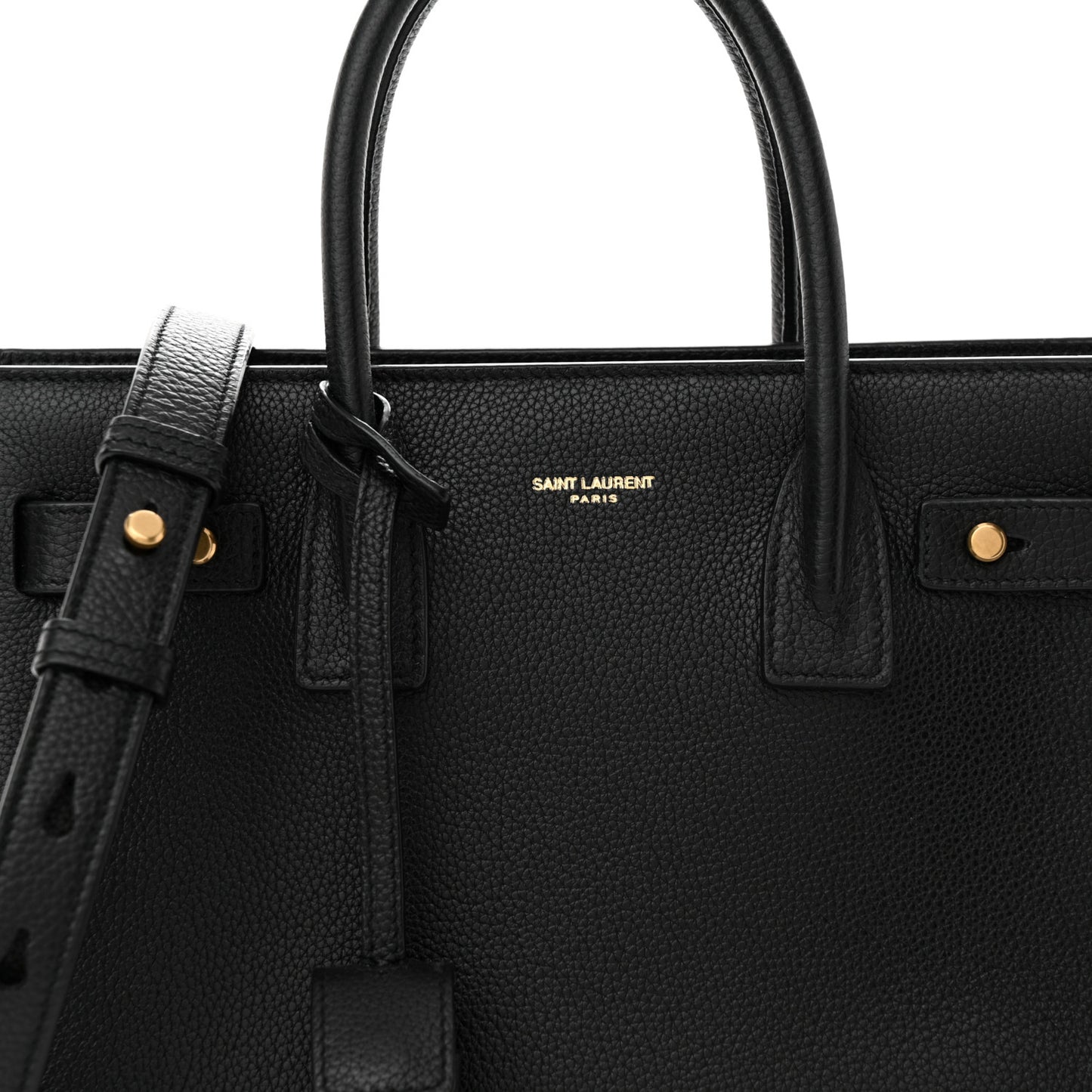 Grained Calfskin Baby Sac De Jour Souple Black