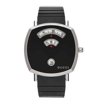 Gucci Stainless Steel 38mm Grip Quartz Watch Black 1 of 5