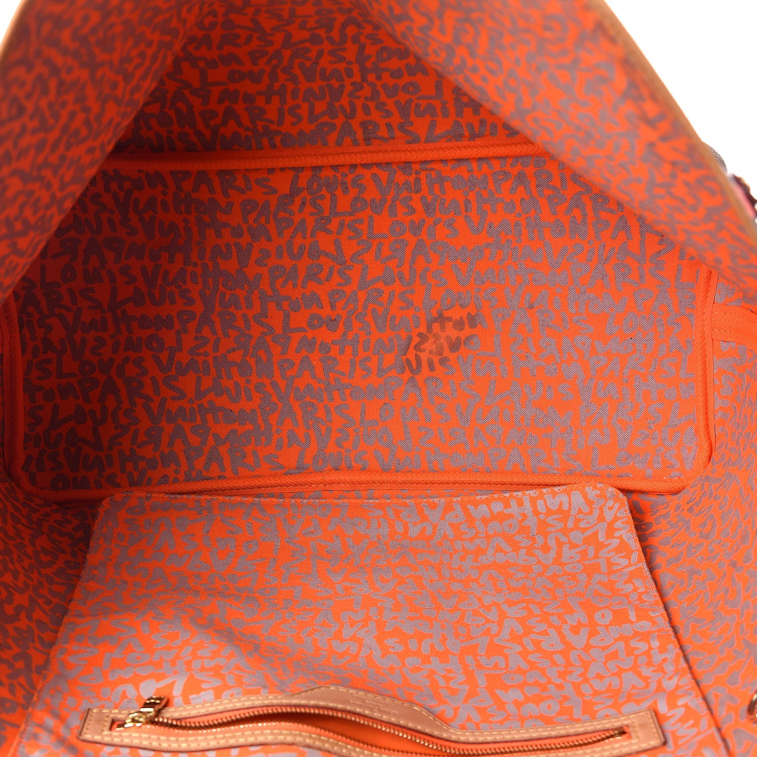 Louis Vuitton Monogram Graffiti Neverfull GM Orange 7 of 16