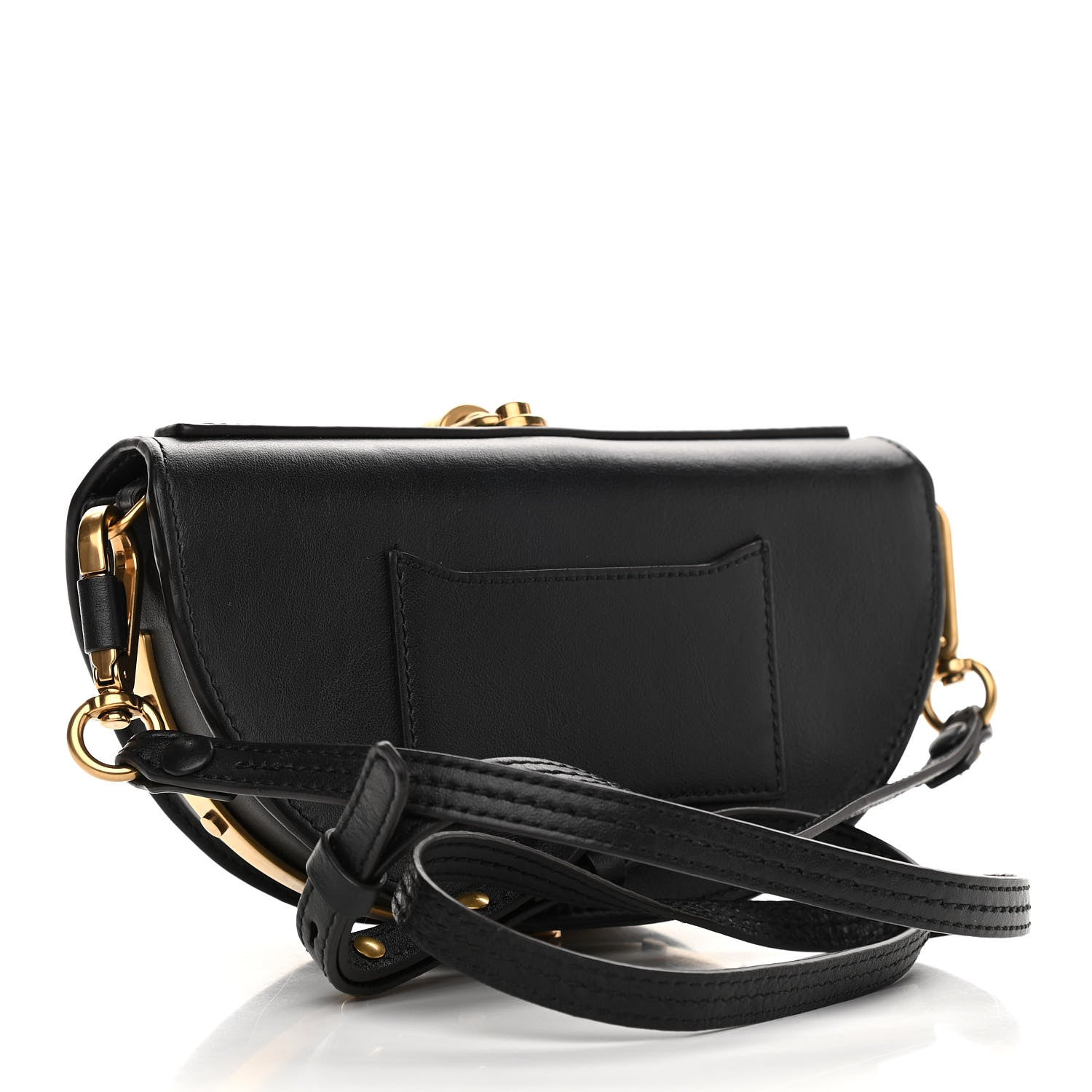 Chloe Calfskin Small Nile Bracelet Minaudiere Bag Black 3 of 12