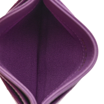 Chanel Caviar Quilted Card Holder Purple 6 of 8