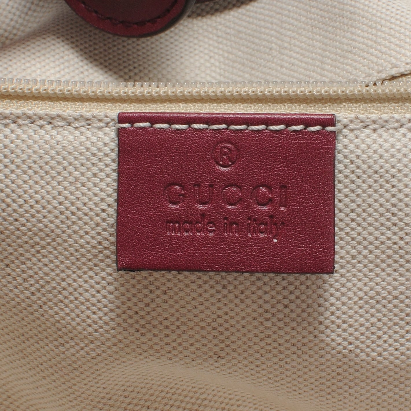 Gucci Guccissima Medium Sukey Tote Cherry 6 of 8