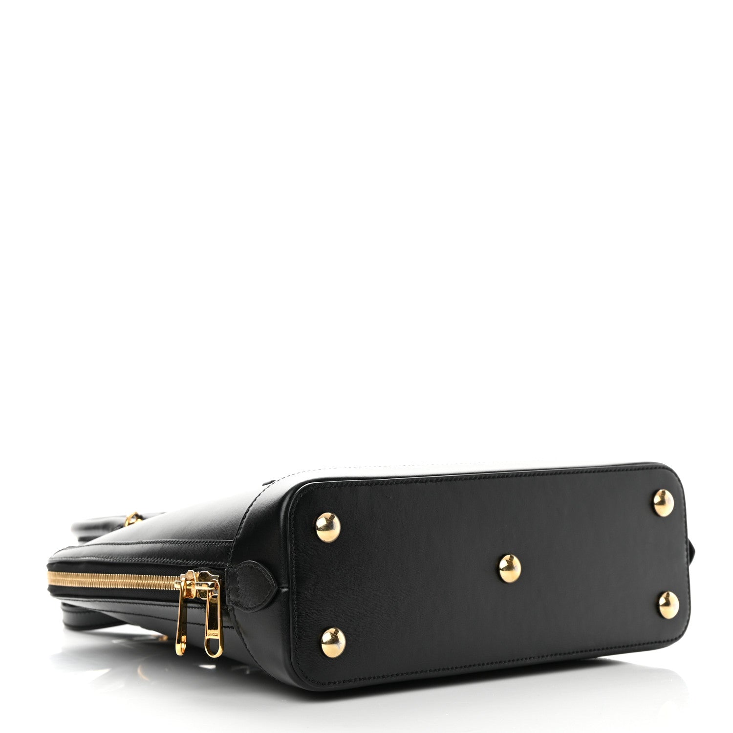 Gucci Boarded Plutone Calfskin Horsebit 1955 Top Handle Bag Black 4 of 15
