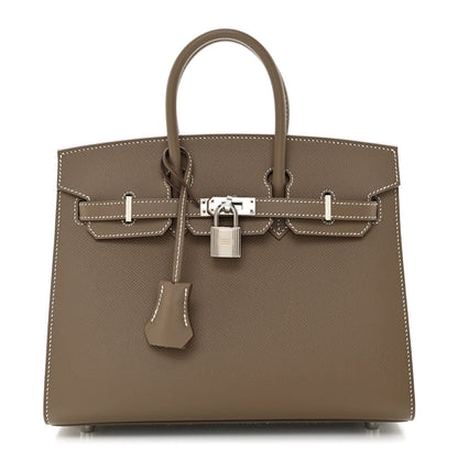 Hermes Epsom Birkin Sellier 25 Etoupe 1 of 11