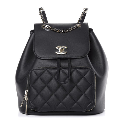 Chanel Caviar Quilted Business Affinity Backpack Black 1 of 10