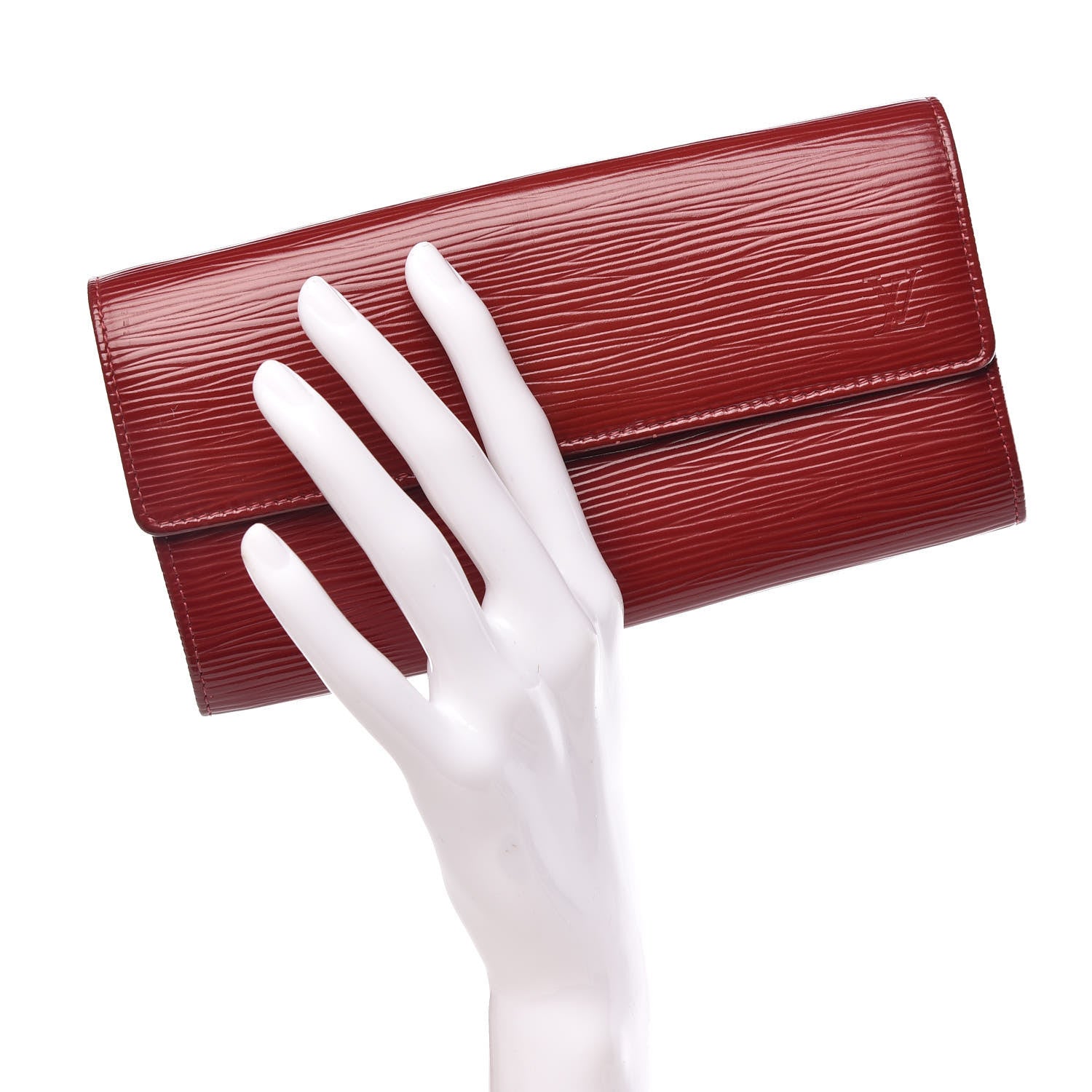 Louis Vuitton Epi Sarah Wallet Rubis 2 of 9