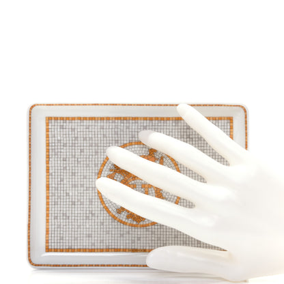 Hermes Porcelain Mosaique au 24 Sushi Plate 2 of 6