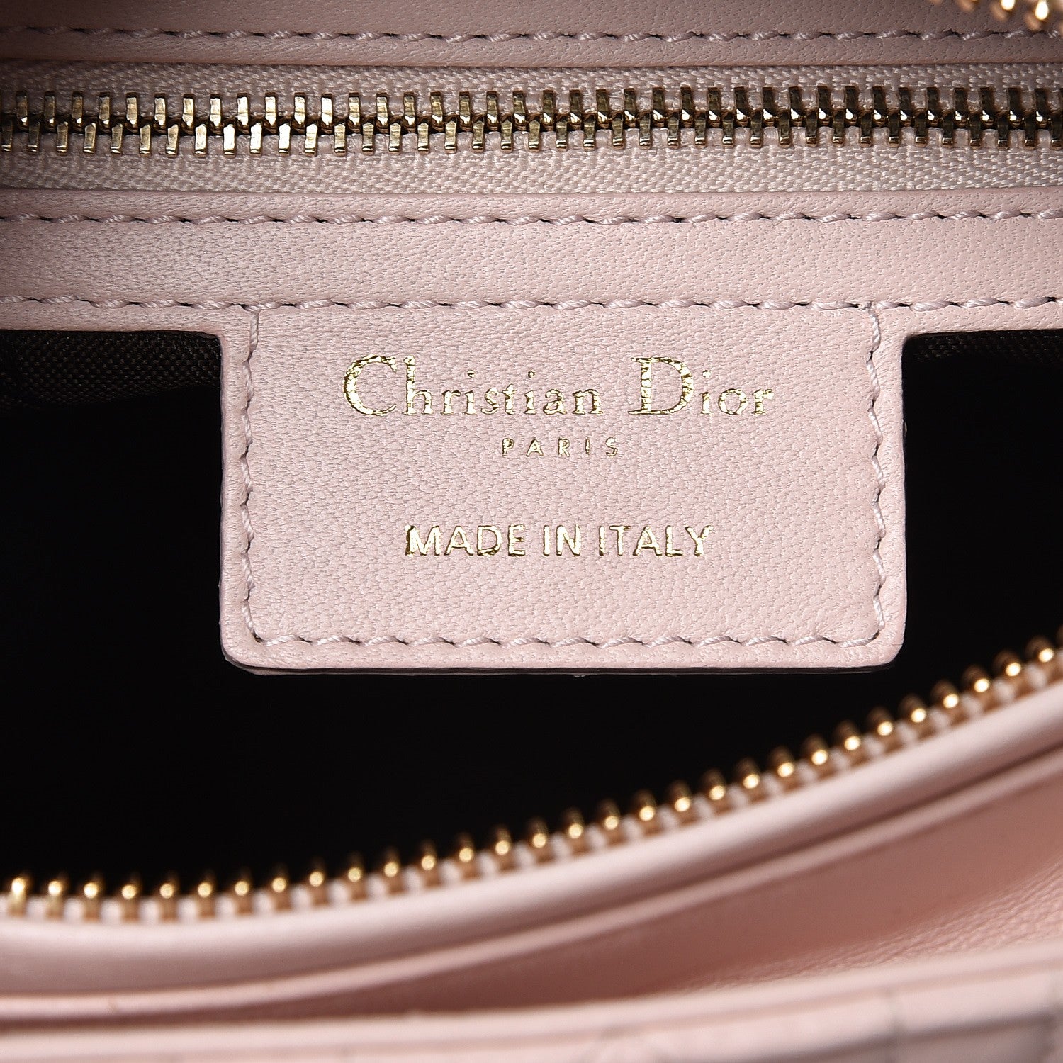 Christian Dior Lambskin Cannage Medium Lady Dior Light Pink 6 of 8