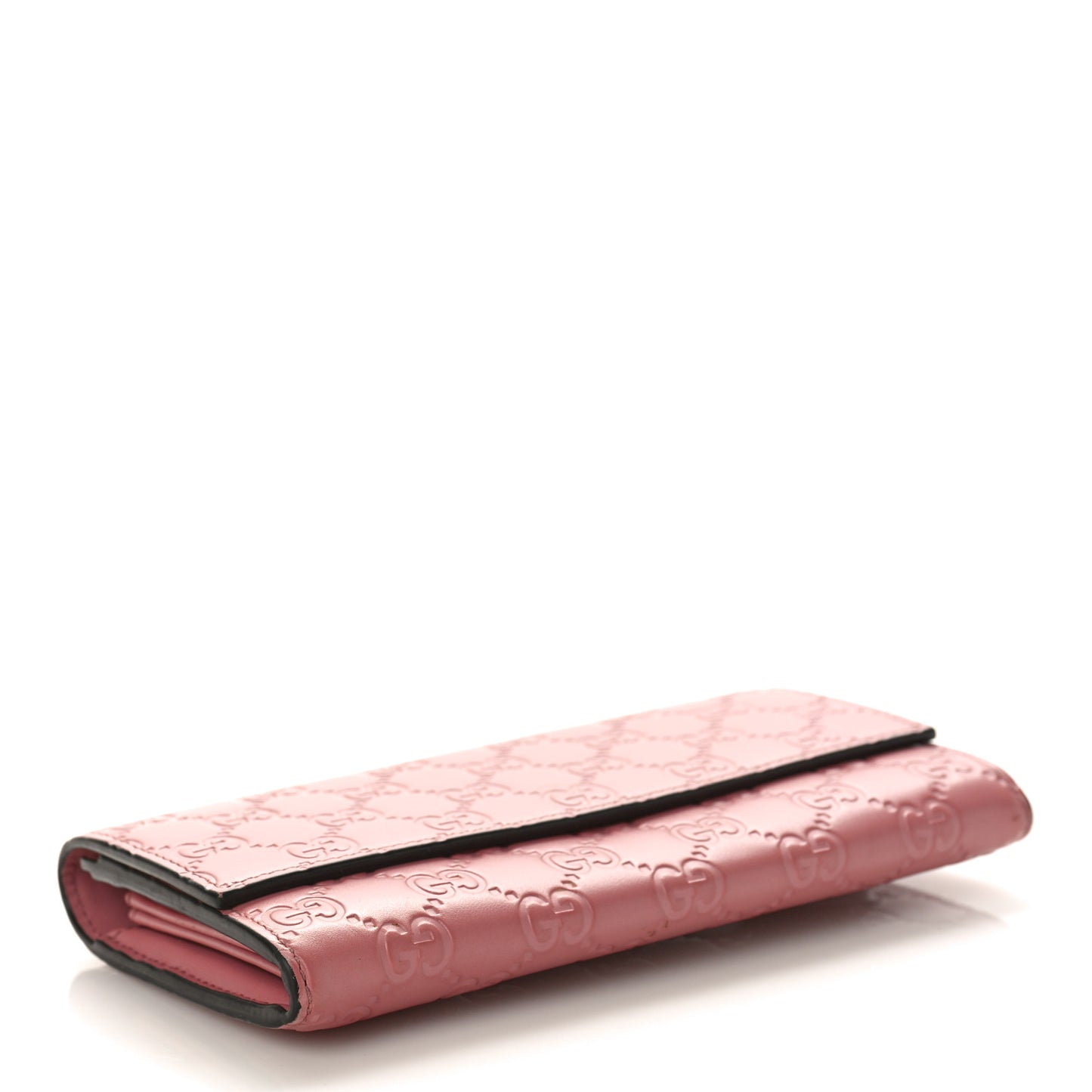 Guccissima Continental Flap Wallet Pink