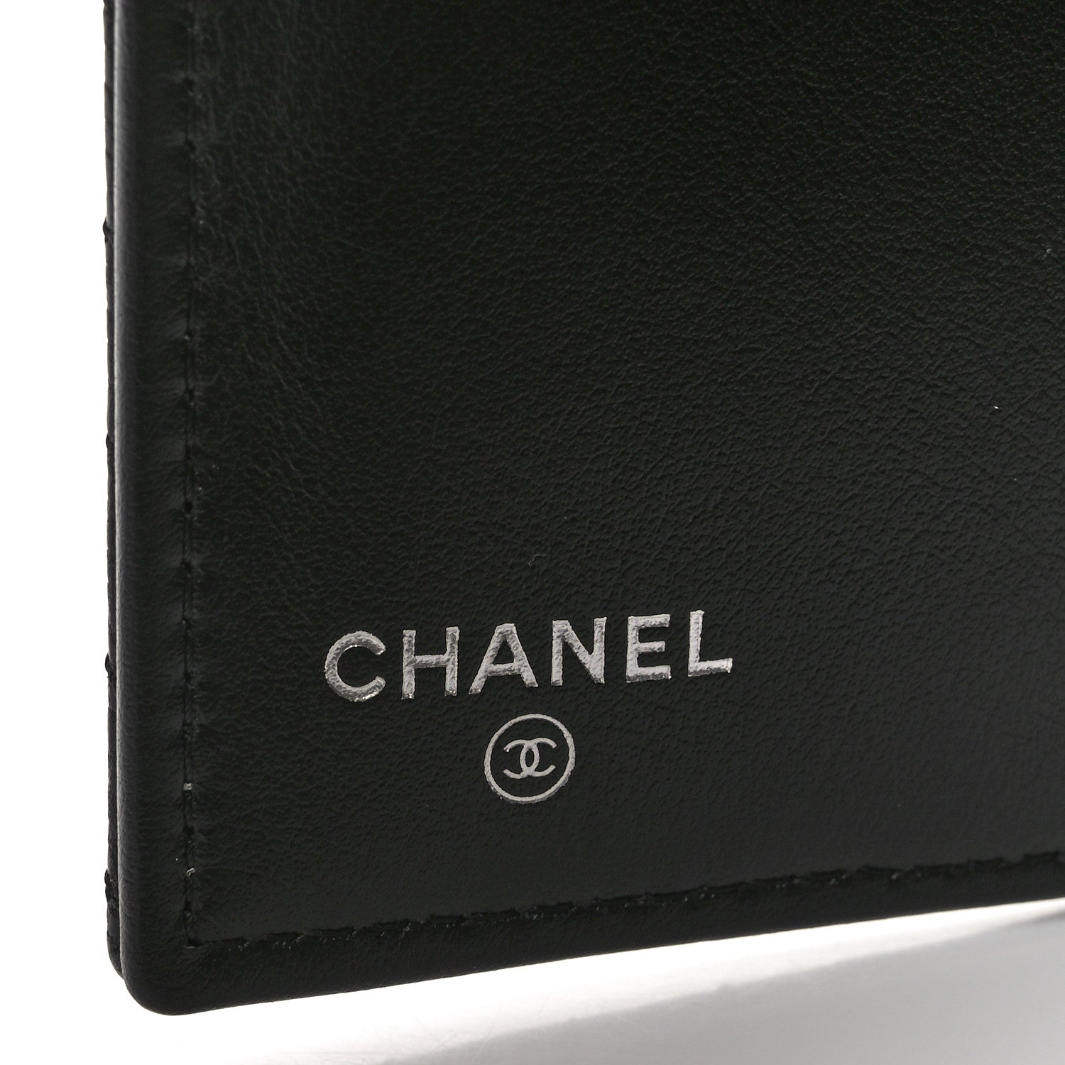 Chanel Caviar Chevron Quilted Medium Boy Flap Wallet Black 6 of 9