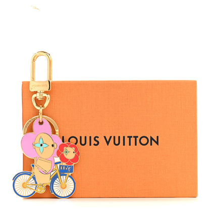 Louis Vuitton Enamel Vivienne Bag Charm Key Holder Multicolor 6 of 6