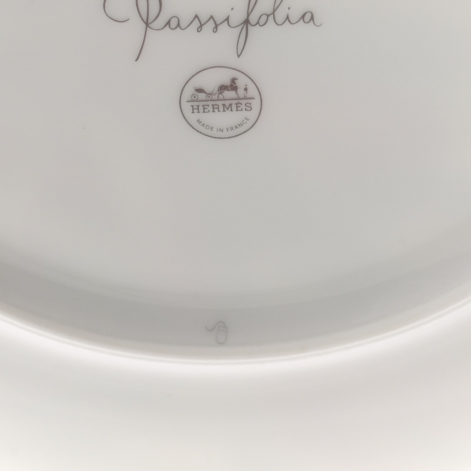 Hermes Porcelain Passifolia Dessert Plate N°1 Set of 2 7 of 8