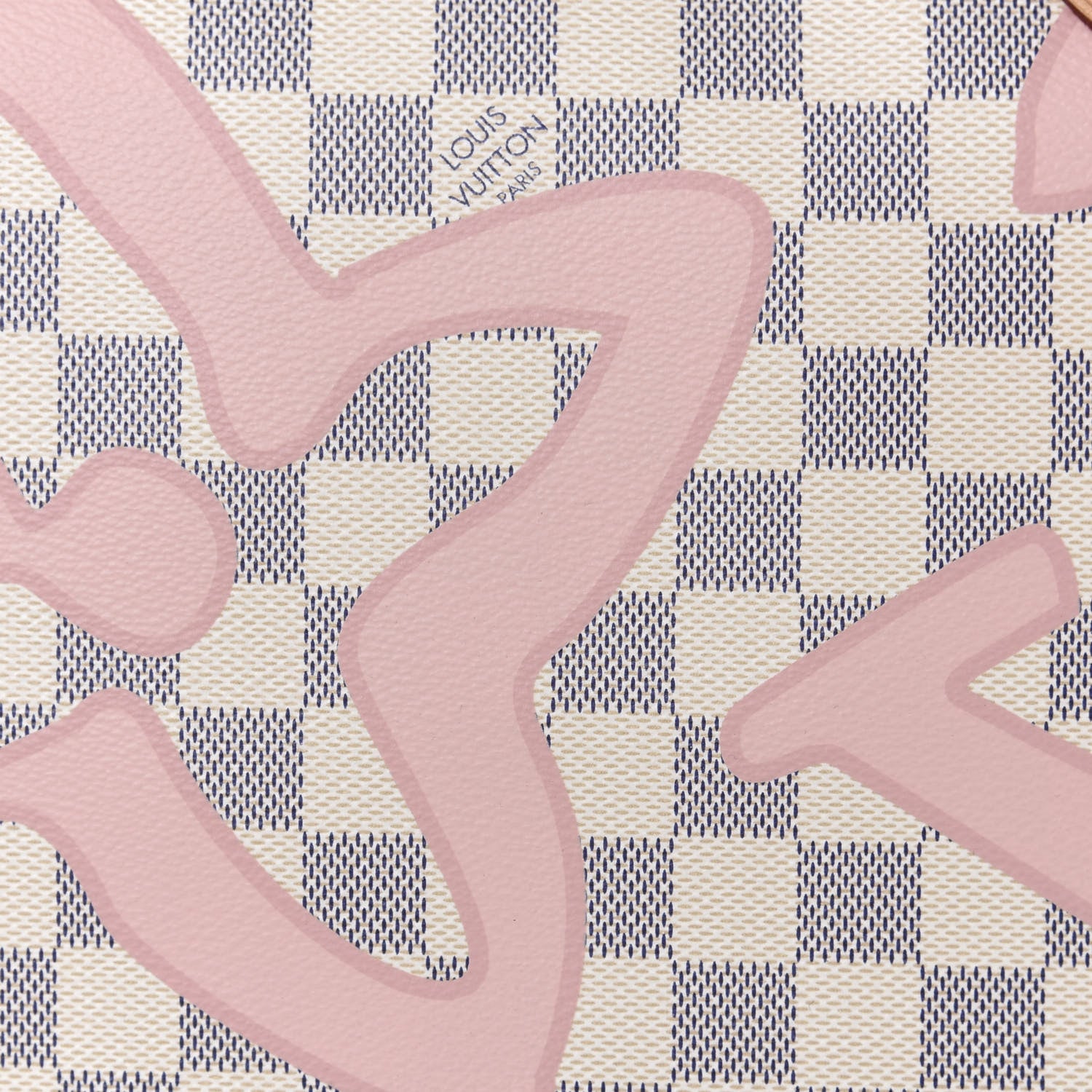 Louis Vuitton Damier Azur Tahitienne Neverfull MM 10 of 10